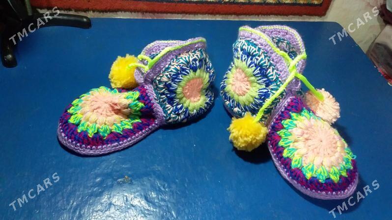 Тапочки Вязаные, Жеские. - Туркменабат - img 5