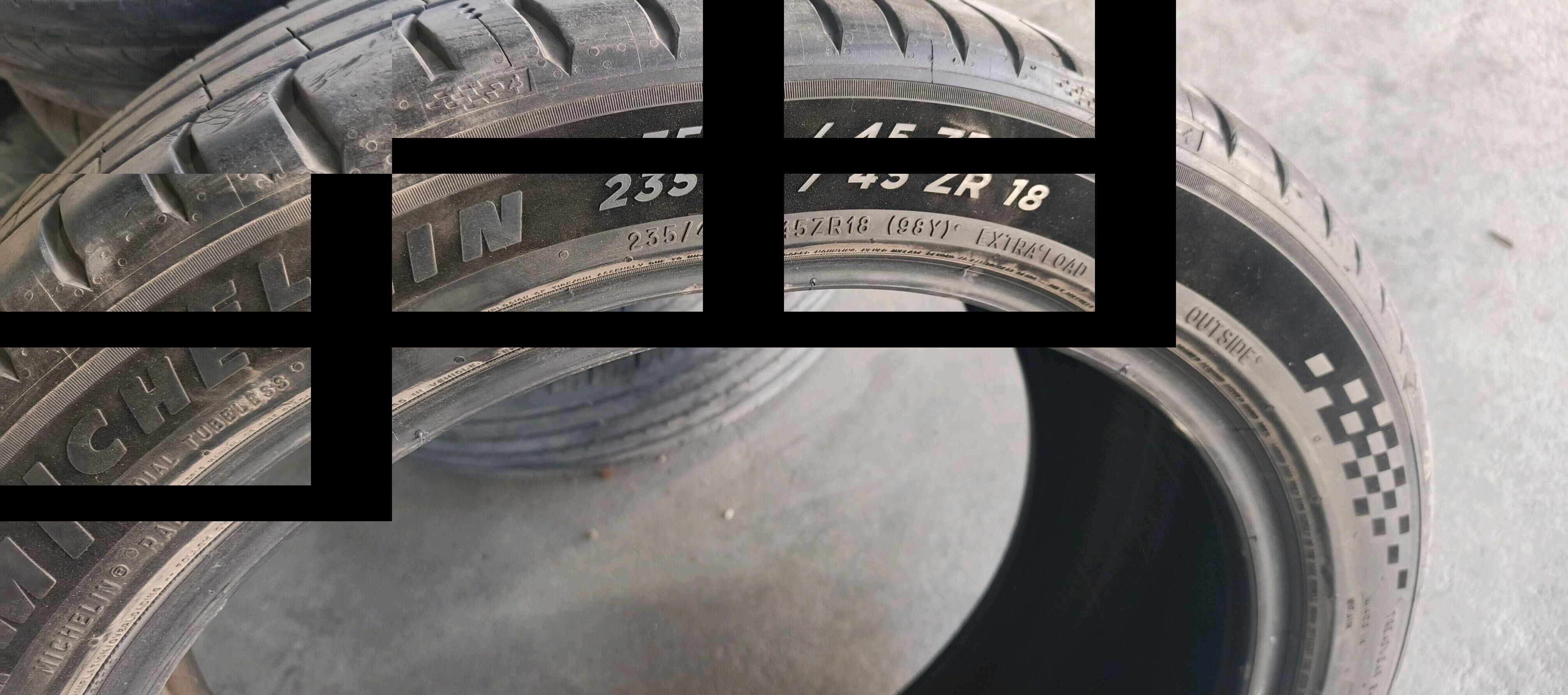 Mishelin Pilot 235 45 18 Mahmally 3 250 TMT - Garadamak - img 4