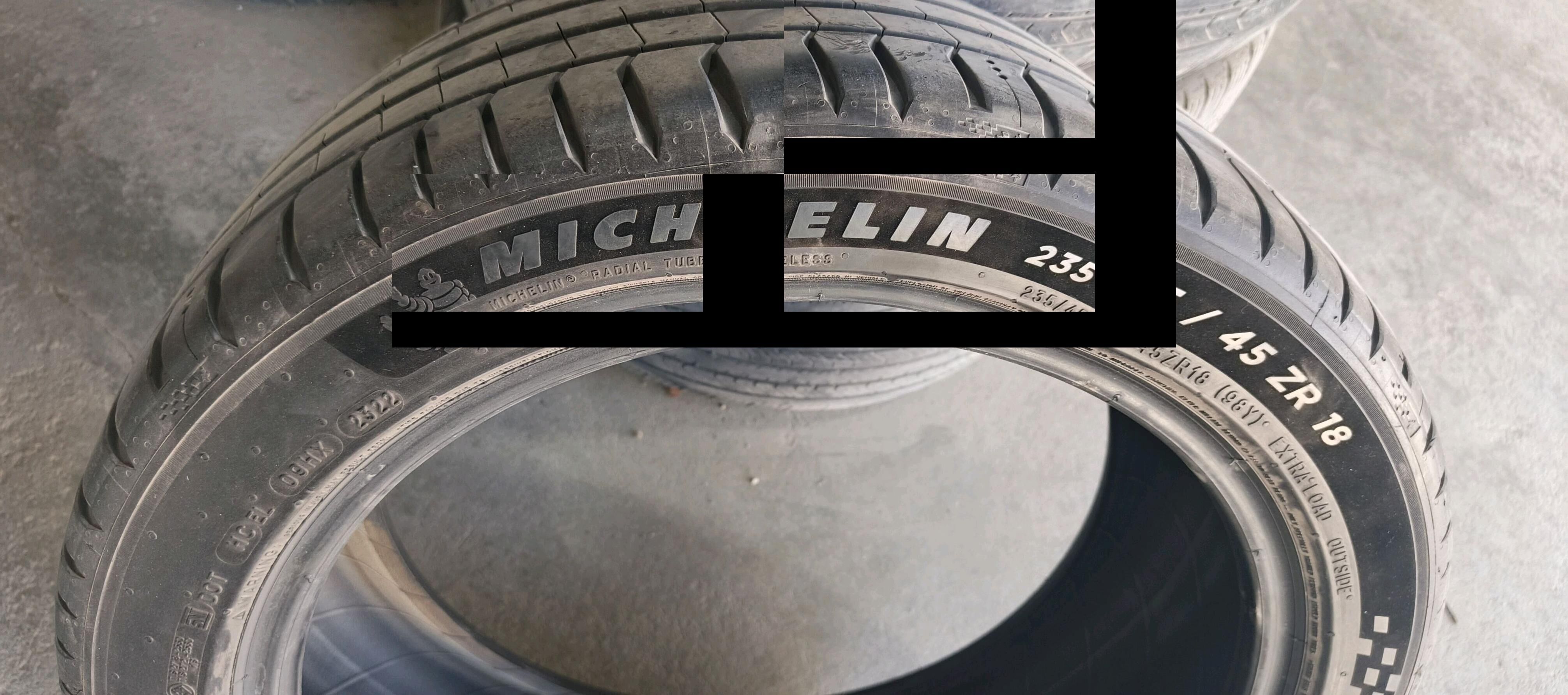 Mishelin Pilot 235 45 18 Mahmally 3 250 TMT - Garadamak - img 5