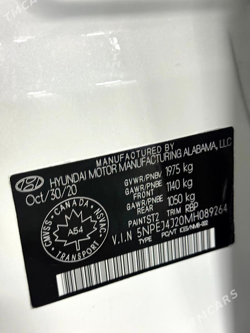 Hyundai Sonata 2020 - 290 000 TMT - Ашхабад - img 8