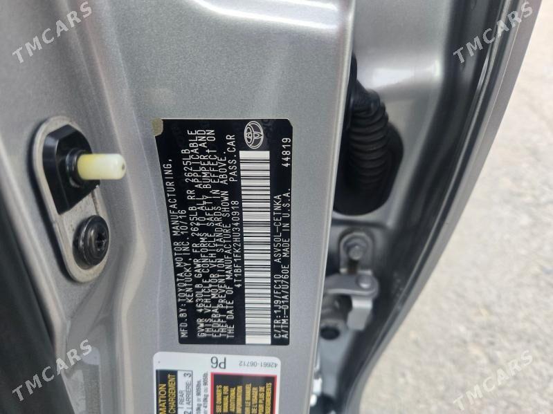 Toyota Camry 2017 - 270 000 TMT - Ашхабад - img 5