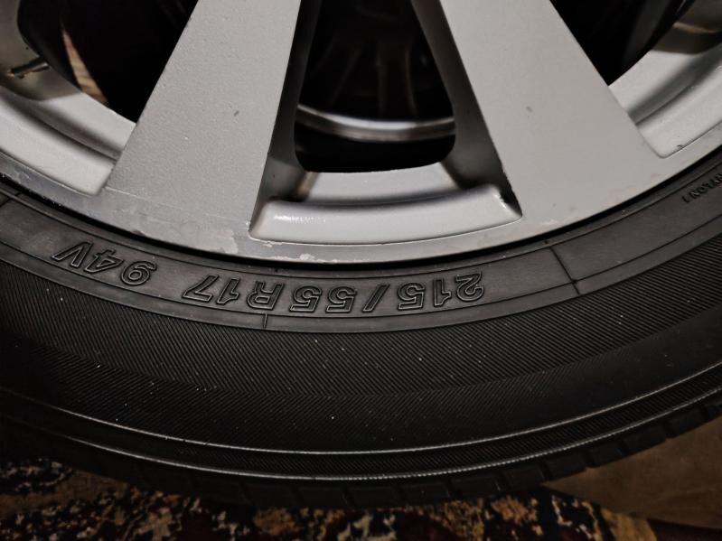 215 55 17 teker Komplekt 1 200 TMT - Änew - img 1