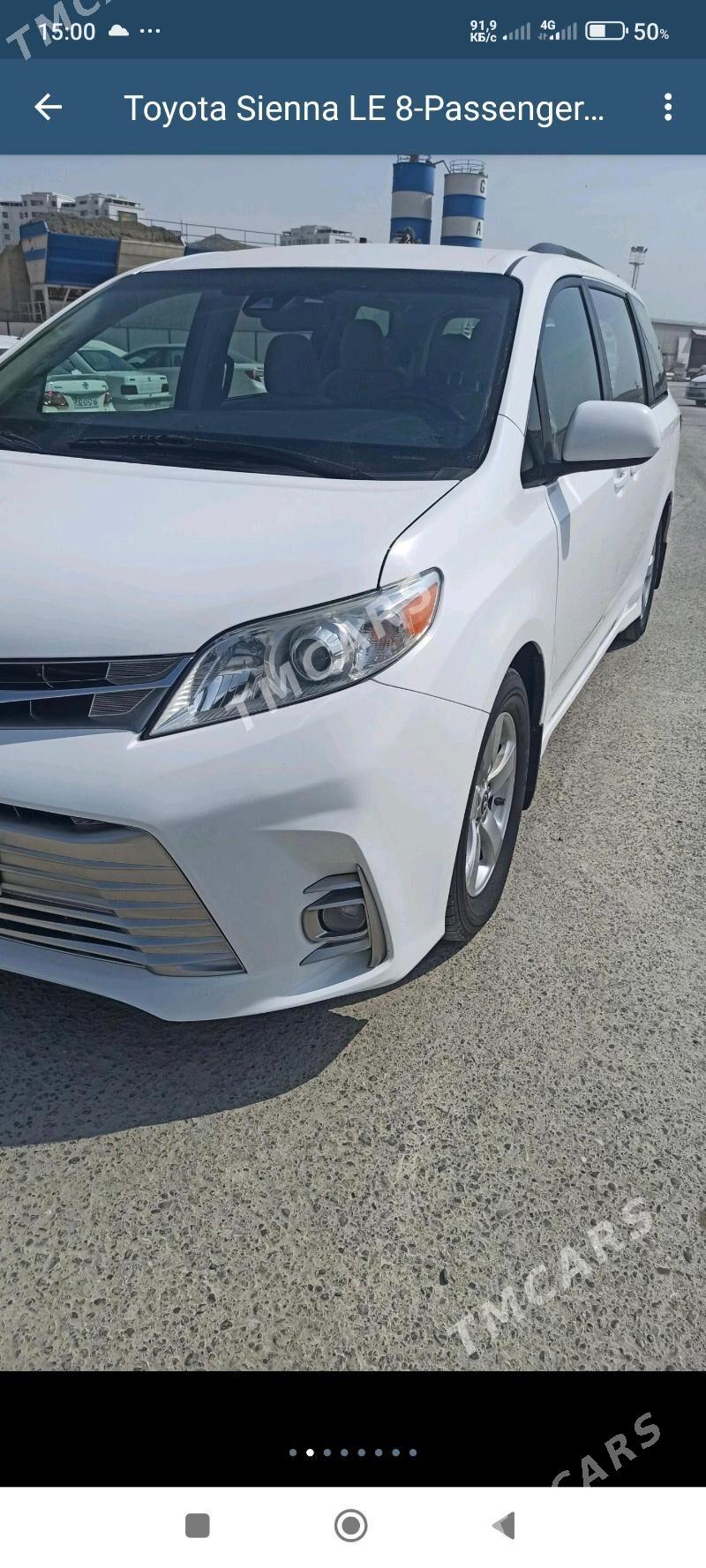 Toyota Sienna 2019 - 365 000 TMT - Ашхабад - img 1