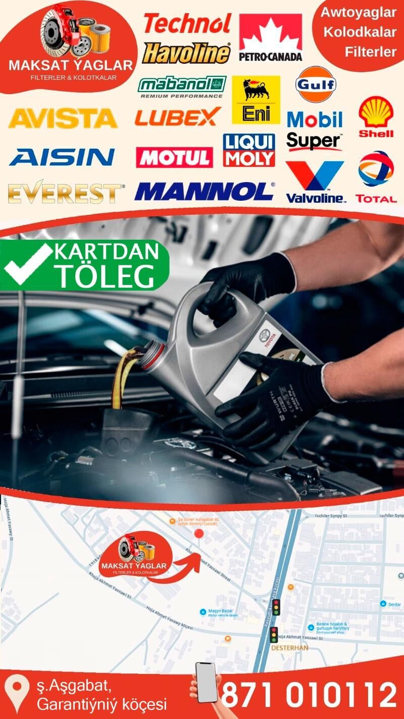 YAG CYLYSMAK ЗАМЕНА МАСЛА ✨ - Ашхабад - img 1