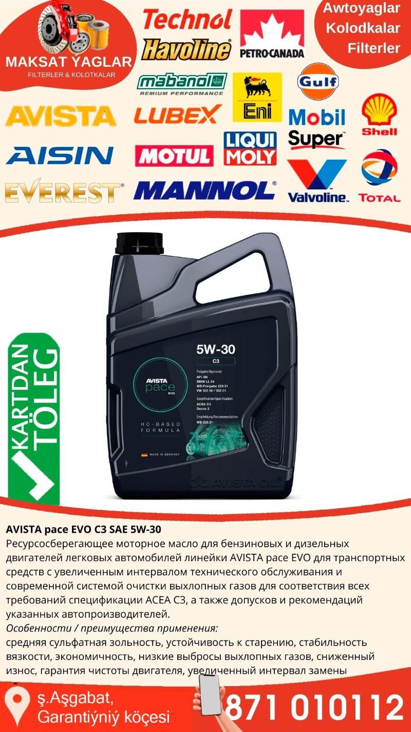 ORIGINAL AVISTA GERMANIÝA МАСЛ - Ашхабад - img 8