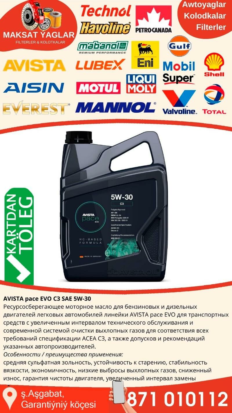 ORIGINAL AVISTA GERMANIÝA МАСЛ - Ашхабад - img 9