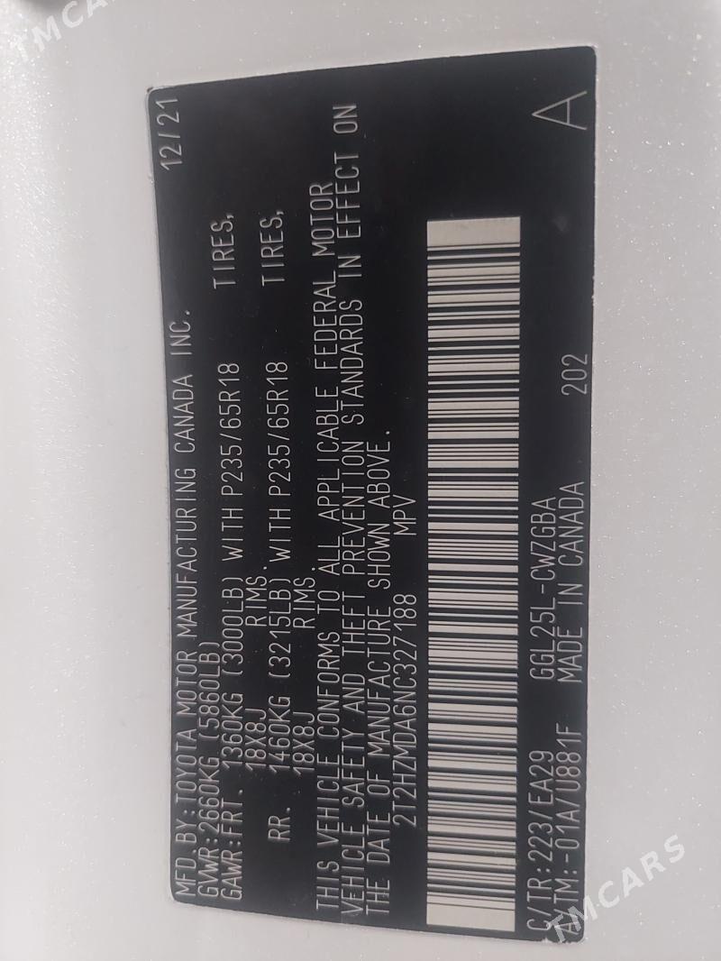 Lexus RX 350 2022 - 601 000 TMT - Анев - img 4