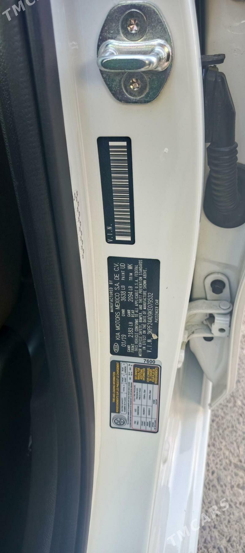 Kia Forte 2019 - 210 000 TMT - Ашхабад - img 5