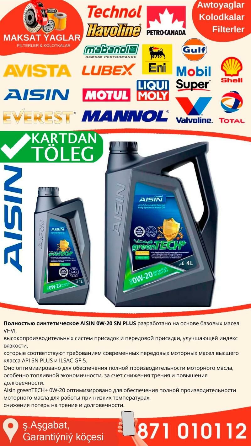 ORIGINAL AISIN ÝAGY МАСЛО - Ашхабад - img 2