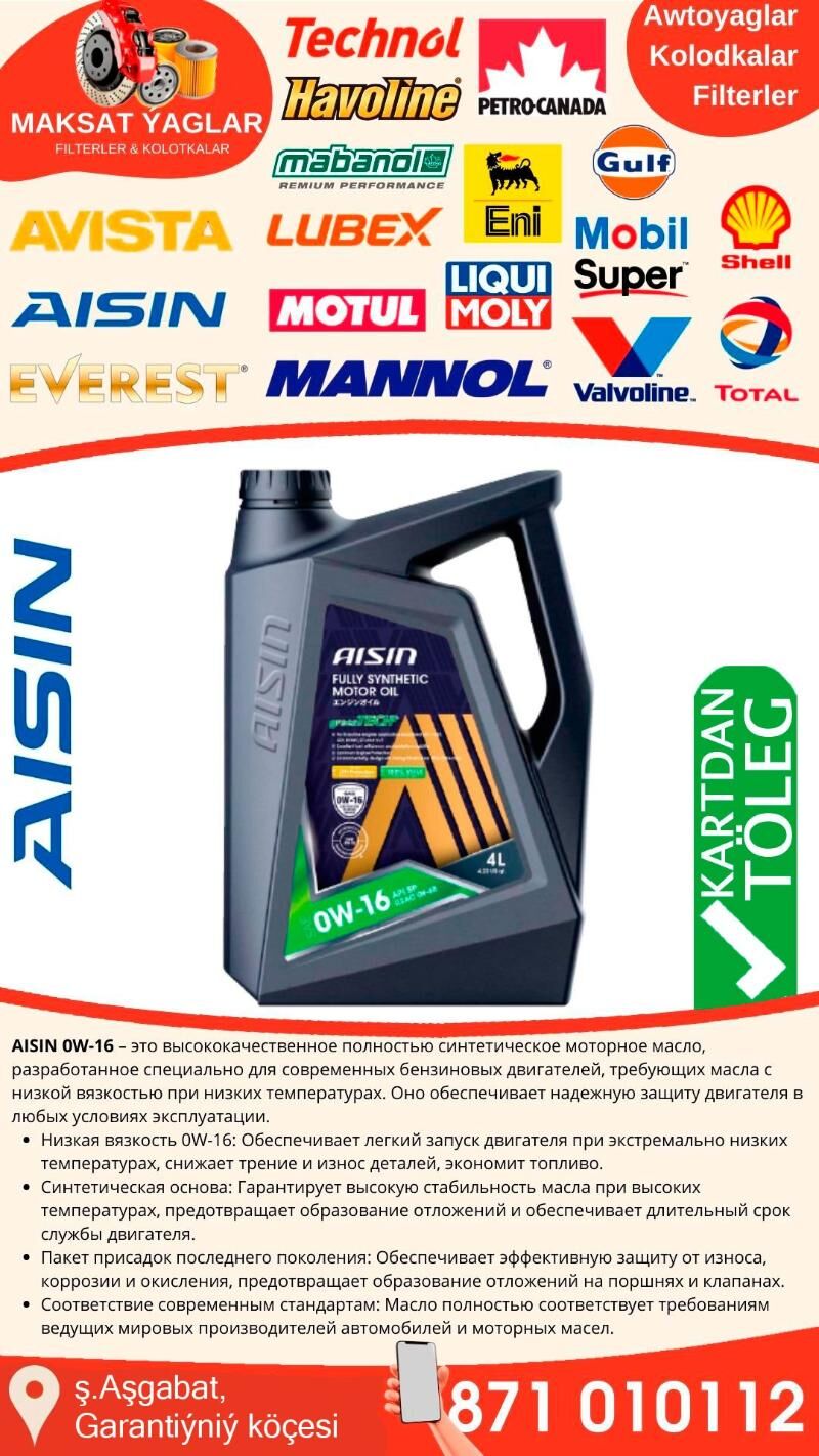ORIGINAL AISIN ÝAGY МАСЛО - Ашхабад - img 5