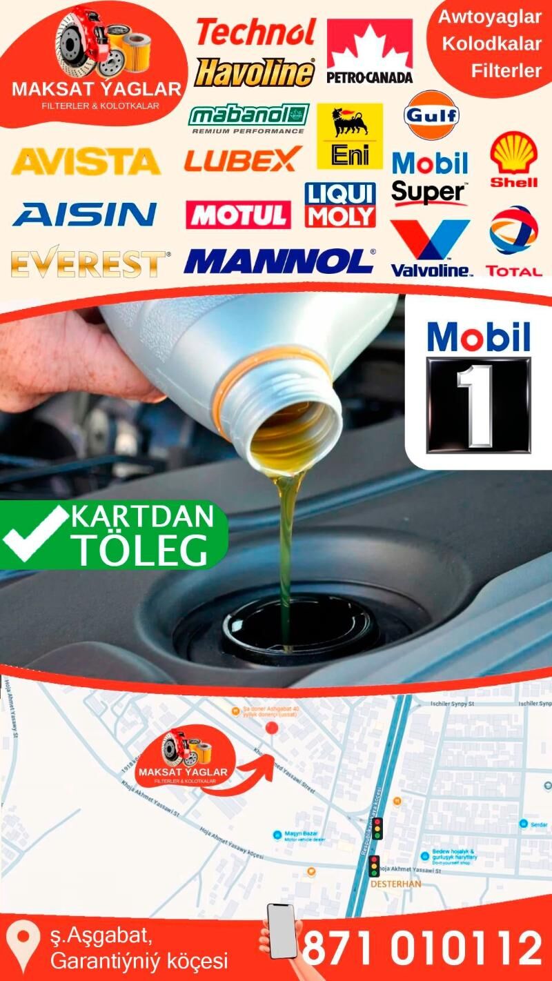 MOBIL 1 ÝAGLARY МАСЛА МОБИЛЬ 1 - Ашхабад - img 2
