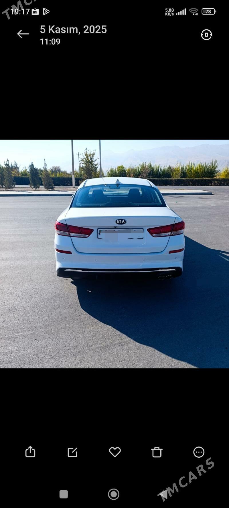 Kia Optima 2019 - 198 000 TMT - Ашхабад - img 2