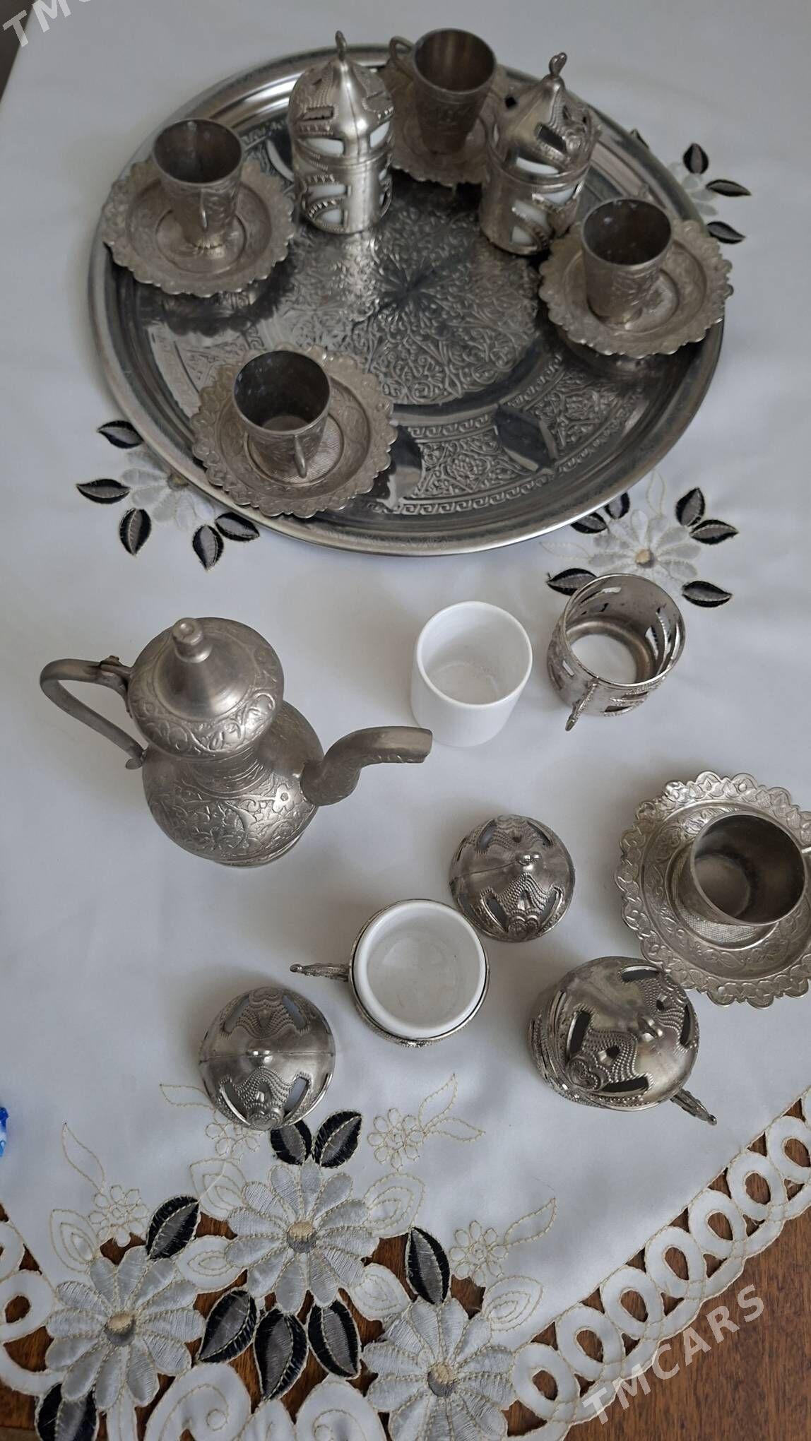 продам кофейный сервиз серебро - Aşgabat - img 2