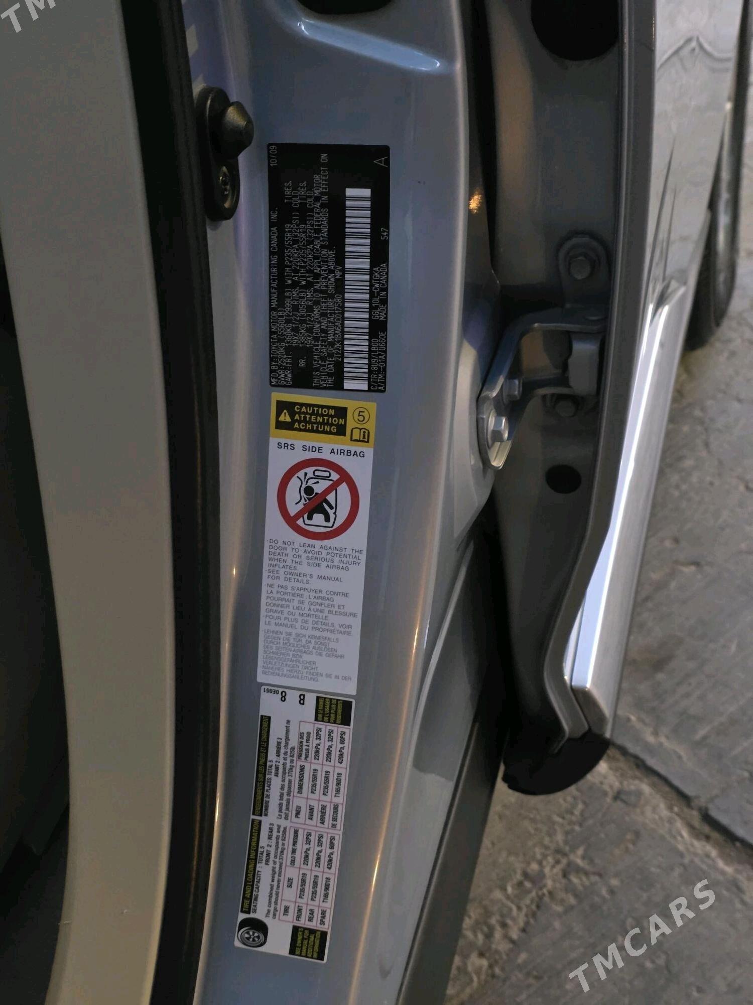 Lexus RX 350 2010 - 375 000 TMT - Туркменабат - img 10