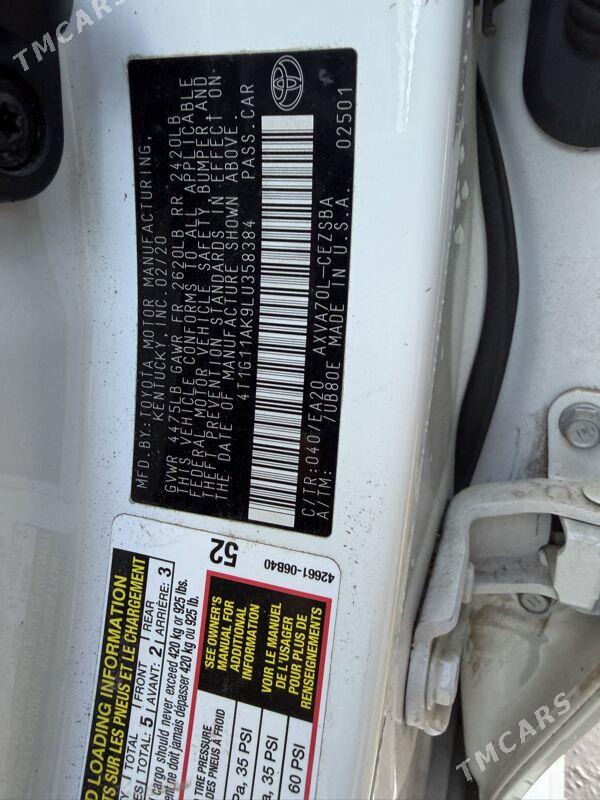 Toyota Camry 2020 - 284 200 TMT - Мары - img 8