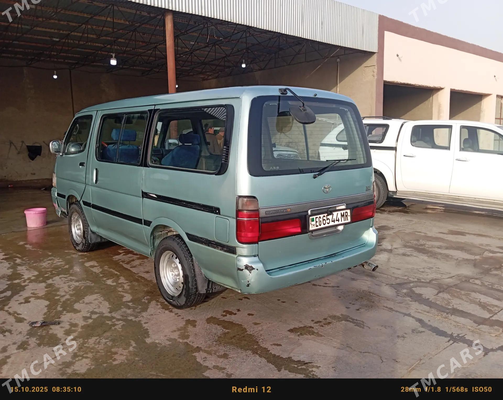 Toyota Hiace 1995 - 78 000 TMT - Мары - img 3
