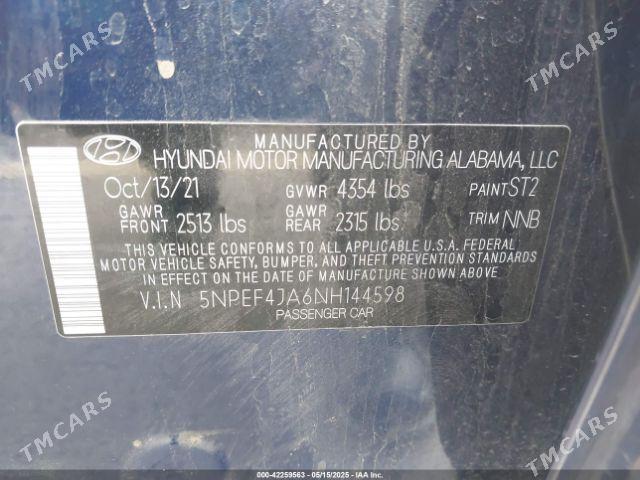 Hyundai Sonata 2021 - 138 000 TMT - Ашхабад - img 1