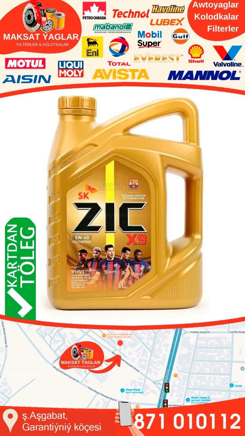 MOTOR YAGY ZIC МОТОРНОЕ МАСЛО - Ашхабад - img 2