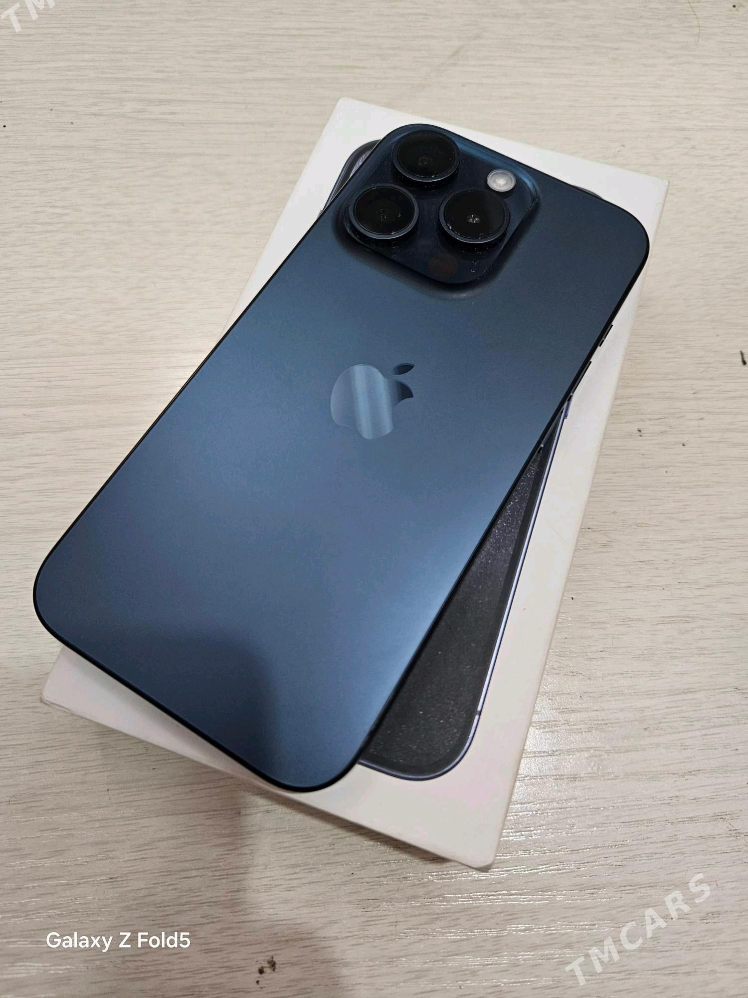 IPHONE 15 PRO blue titan - Туркменабат - img 3
