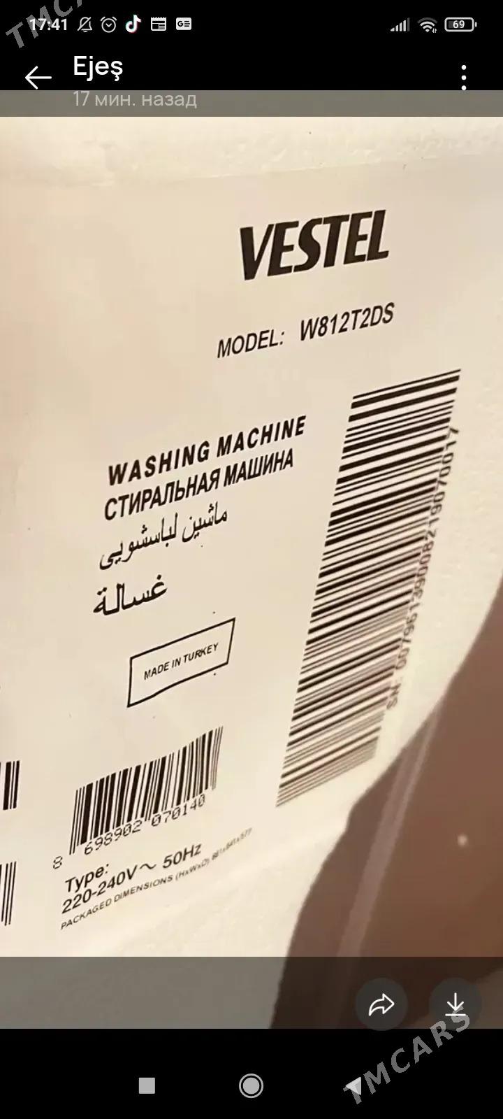 Vestel kir masyn - Aşgabat - img 2