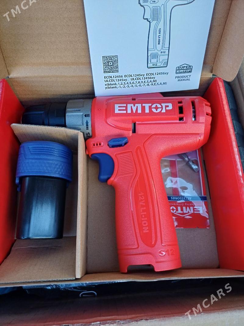 Шуруповерт Emtop 12V - Дашогуз - img 2