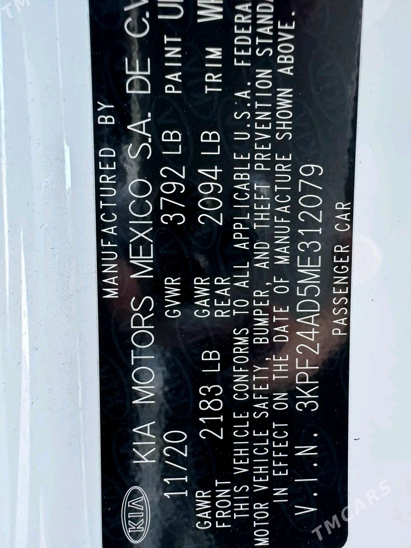 Kia Forte 2020 - 230 000 TMT - Ашхабад - img 4