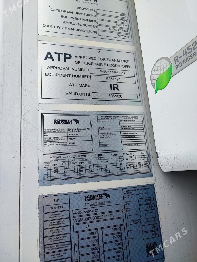 Schmitz Cargobull 2020 - 998 000 TMT - ул. Подвойского (Битарап Туркменистан шаёлы) - img 6