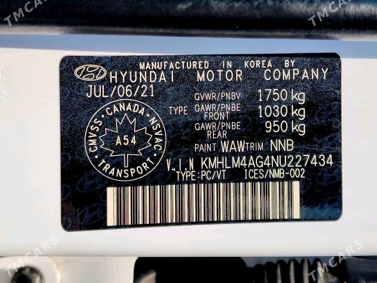 Hyundai Elantra 2022 - 247 000 TMT - Ашхабад - img 9