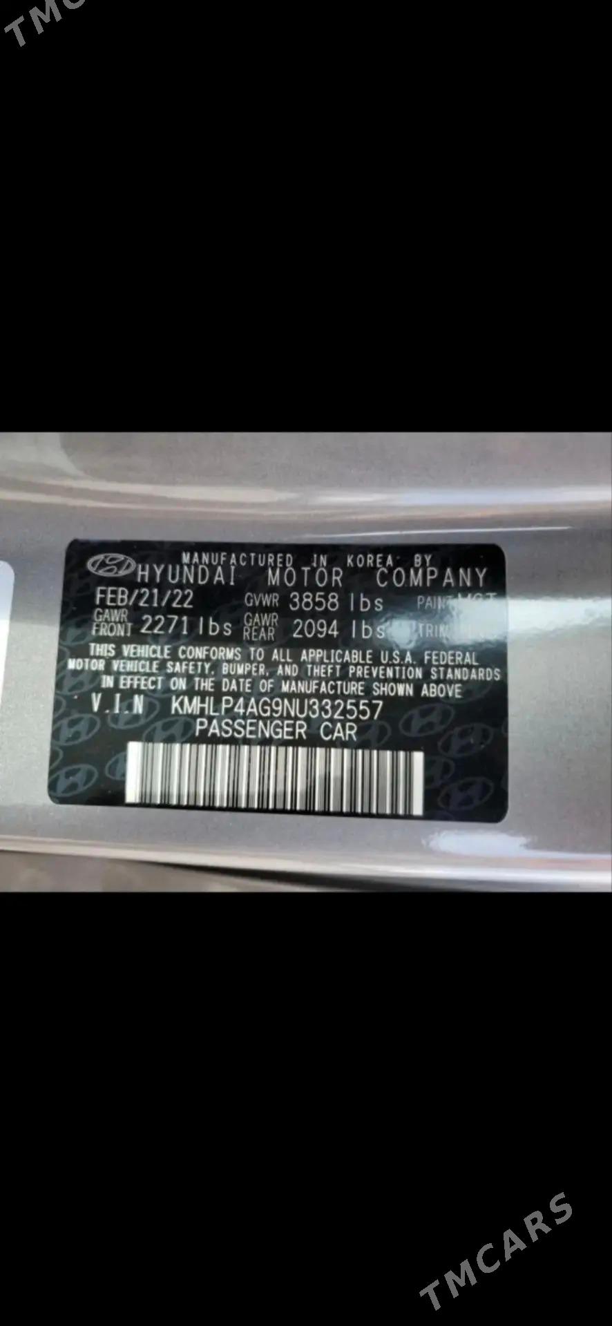 Hyundai Elantra 2022 - 260 000 TMT - Aşgabat - img 8