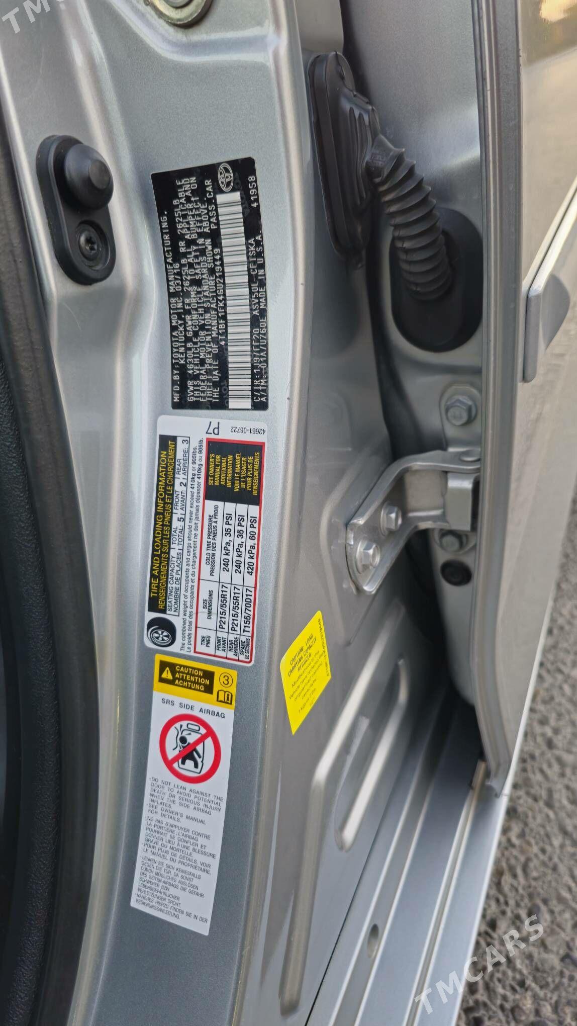 Toyota Camry 2016 - 270 000 TMT - Туркменабат - img 5