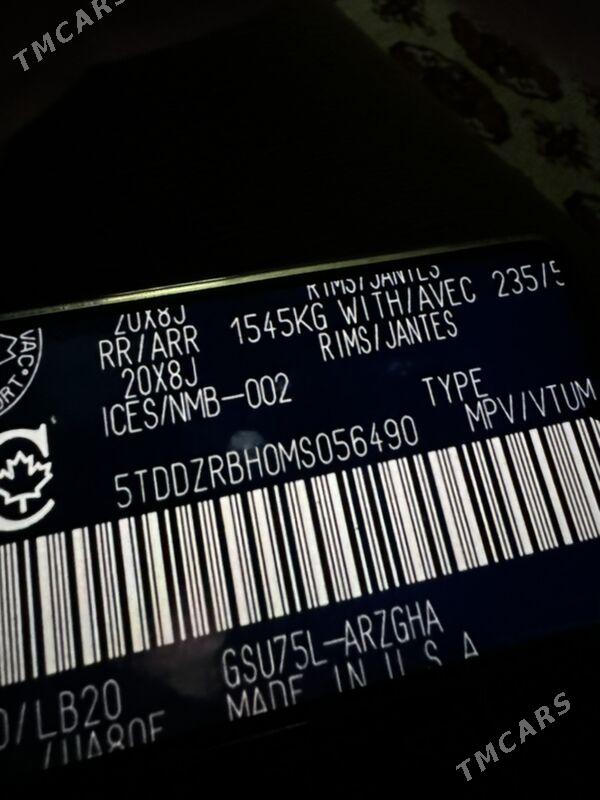 Toyota Highlander 2021 - 680 000 TMT - Арзув - img 6