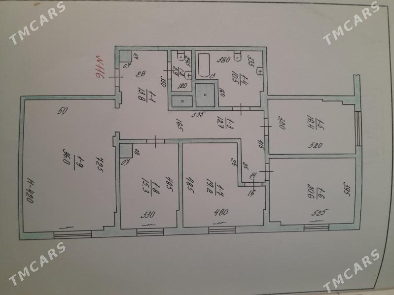 Небитгаз комплекс  4 ком - Ашхабад - img 2