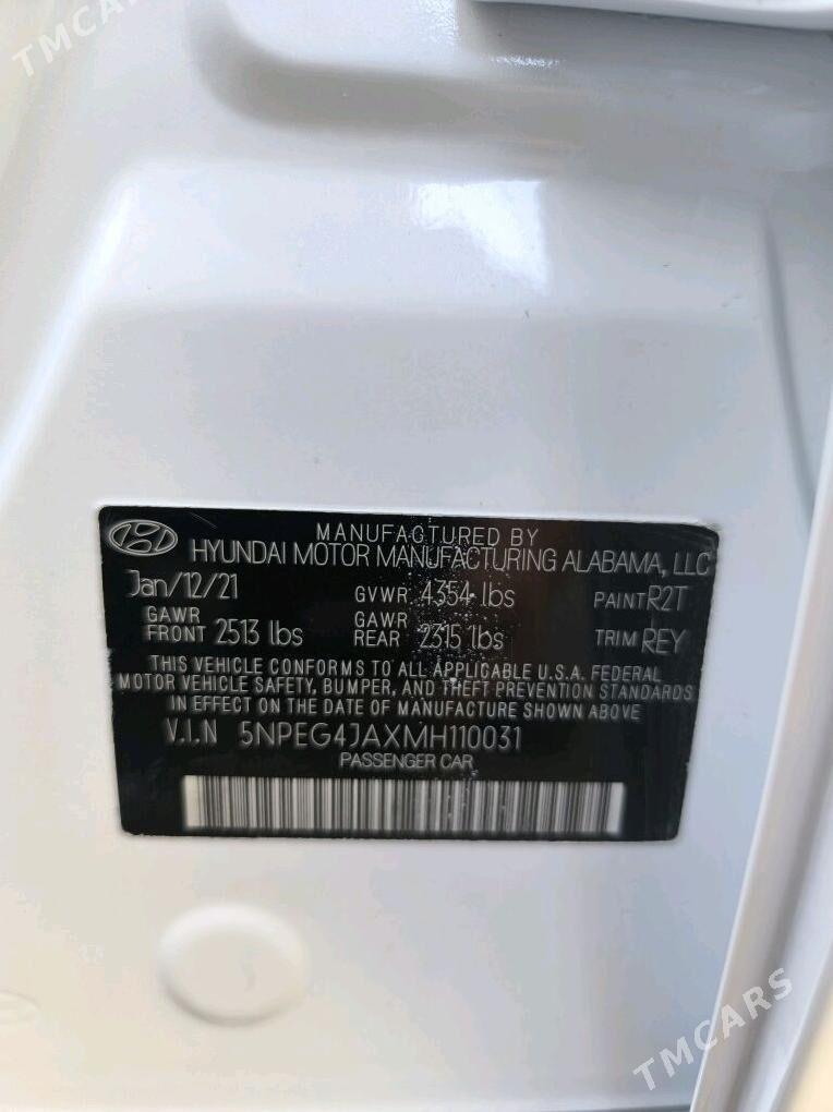 Hyundai Sonata 2021 - 260 000 TMT - Kim raýon - img 8