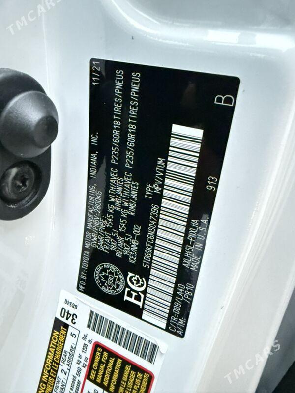 Toyota Sienna 2022 - 705 000 TMT - Ашхабад - img 9