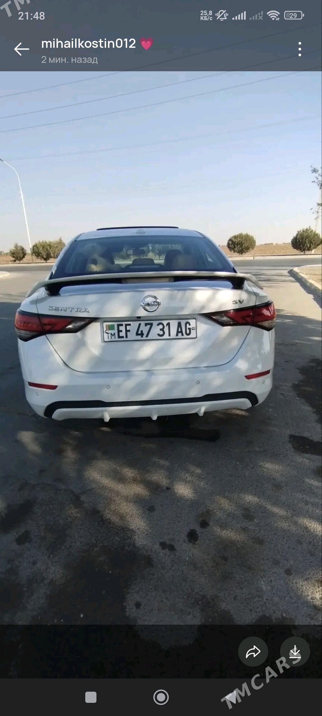 Nissan Sentra 2021 - 230 000 TMT - Ашхабад - img 6