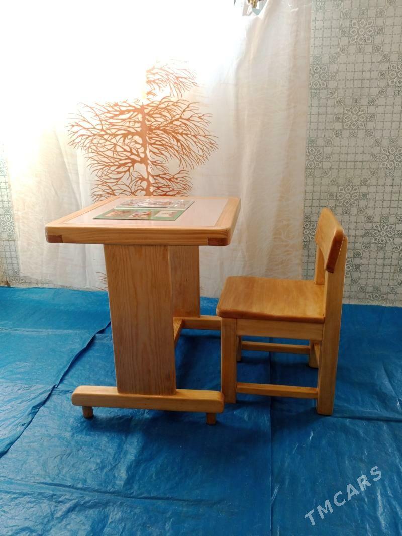 Стол со стулом для дошкольника - Туркменабат - img 3
