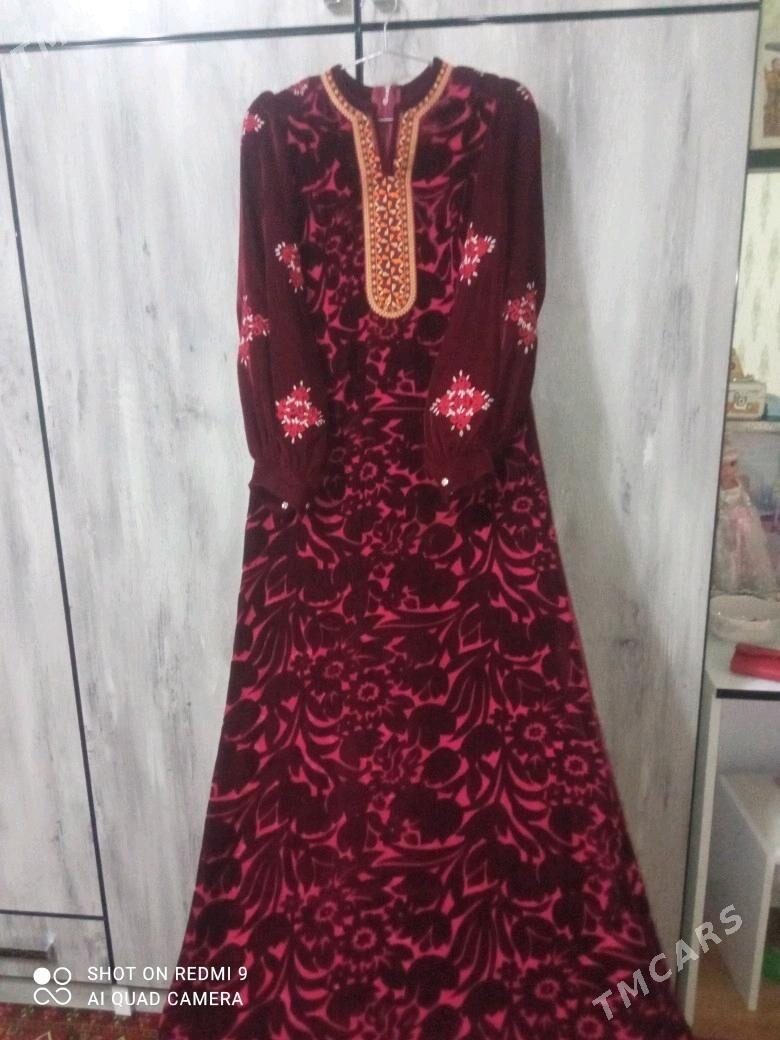 Goýy gyzyl şifon - Mary - img 1