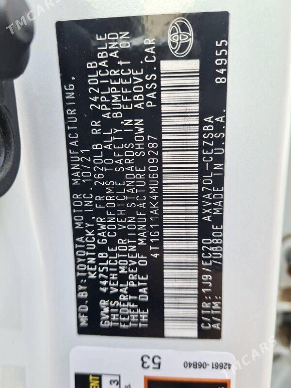 Toyota Camry 2022 - 450 000 TMT - Ашхабад - img 10