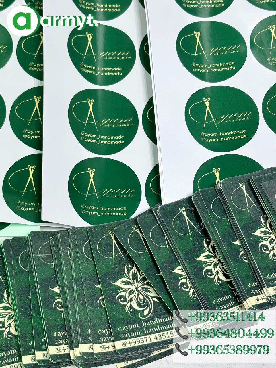 STIKER ETIKETKA TIKETKA BIRKA - Ашхабад - img 3