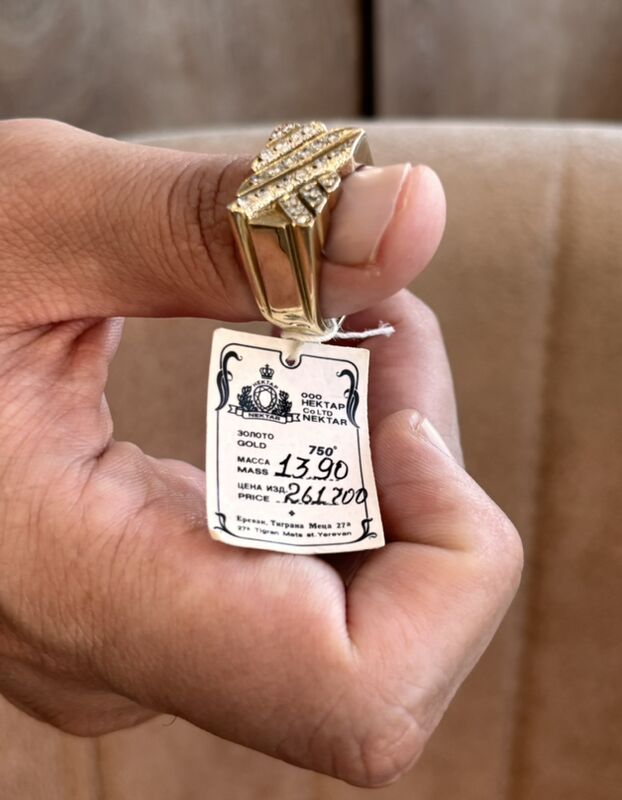 gyzyl yuzuk/зотолой перстень - Ашхабад - img 3