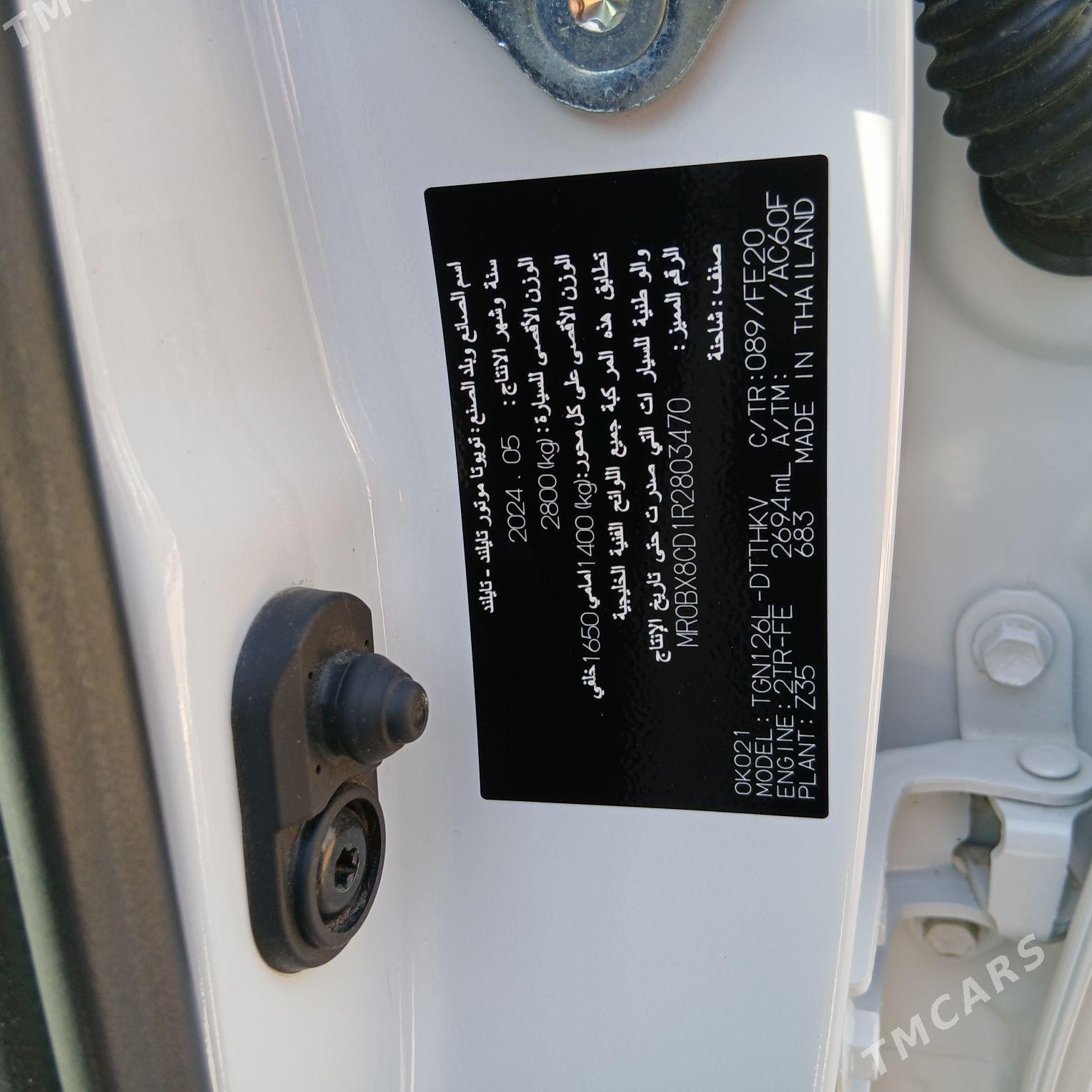 Toyota Hilux 2024 - 625 000 TMT - Gökdepe - img 10