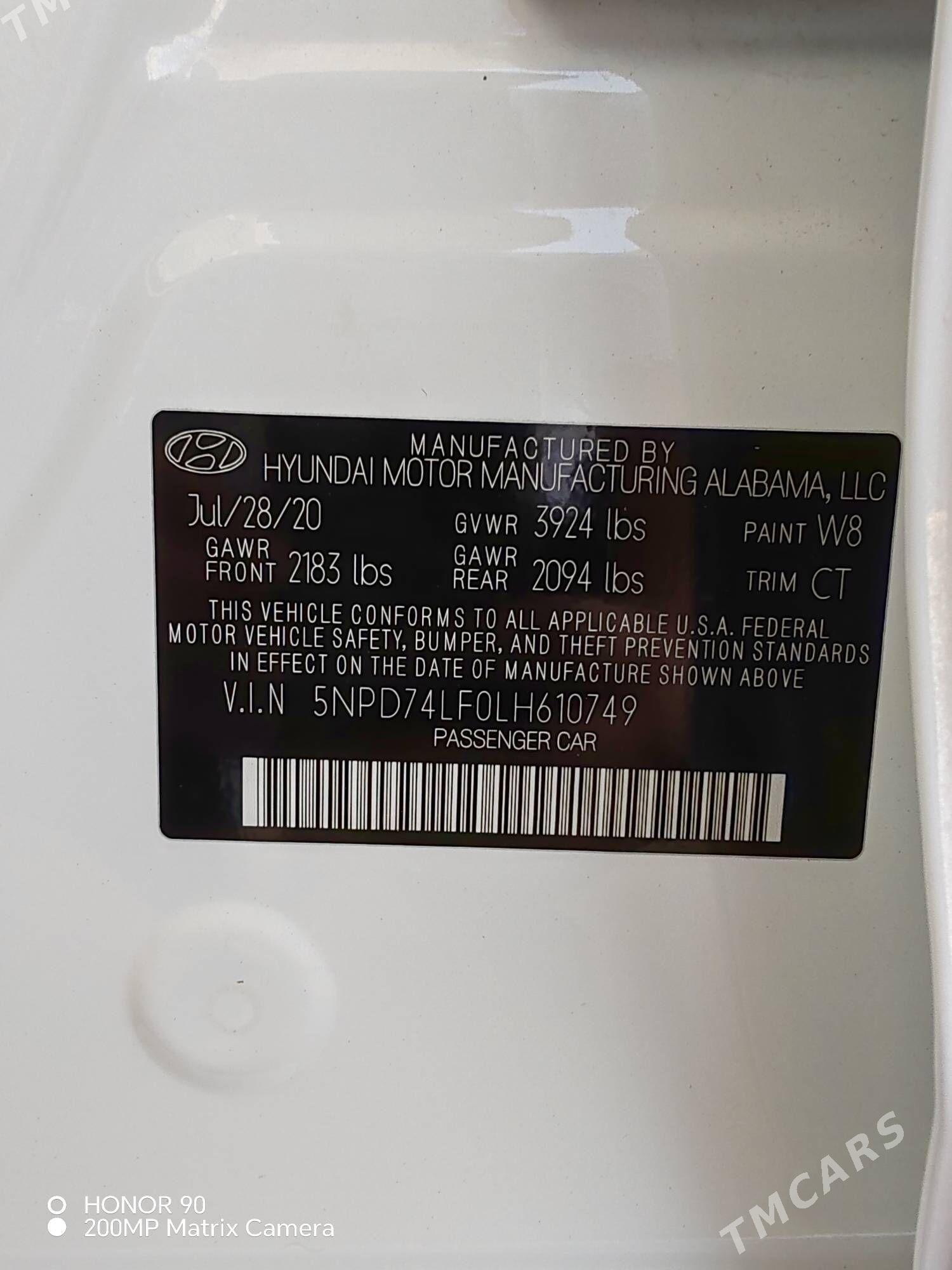 Hyundai Elantra 2020 - 205 000 TMT - Мары - img 9