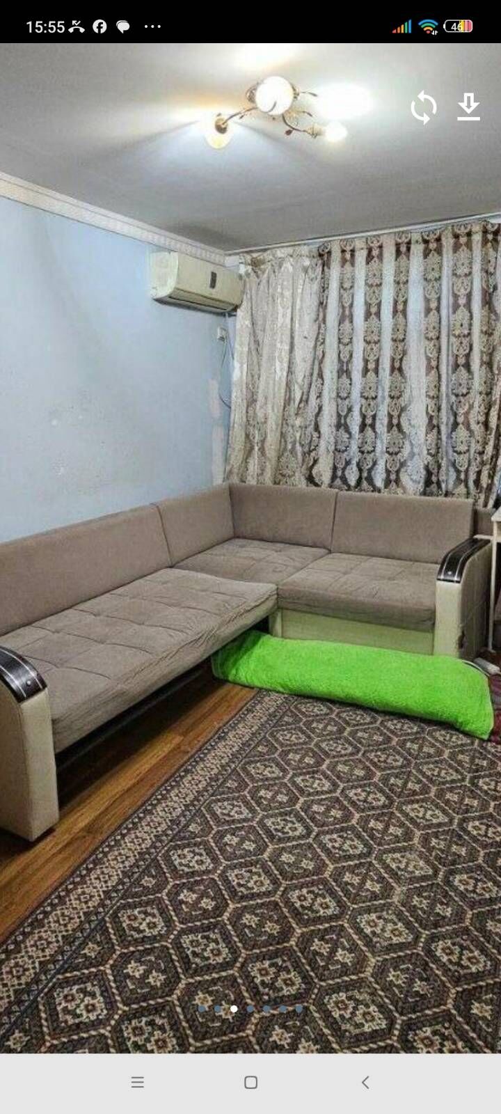 ️4мкр 2эт 2ком 56м2 Срочно️ - Aşgabat - img 2