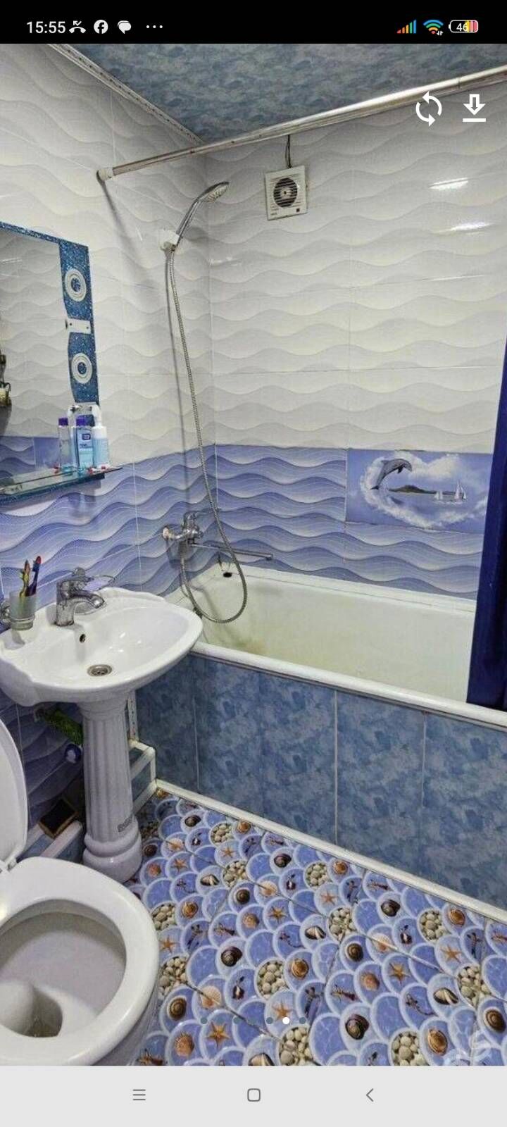 ️4мкр 2эт 2ком 56м2 Срочно️ - Aşgabat - img 6