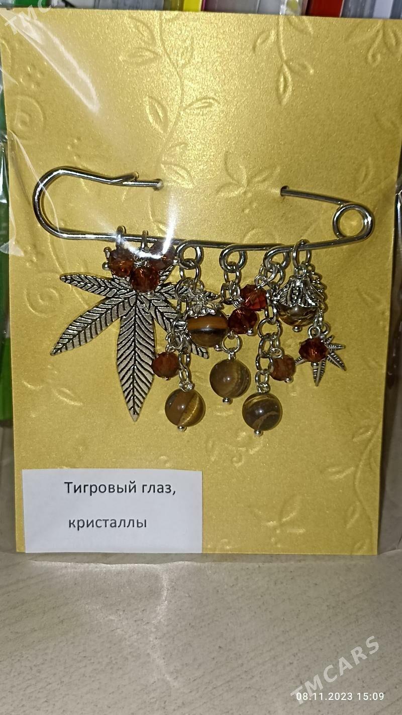 брошь тигровый глаз - Ашхабад - img 2