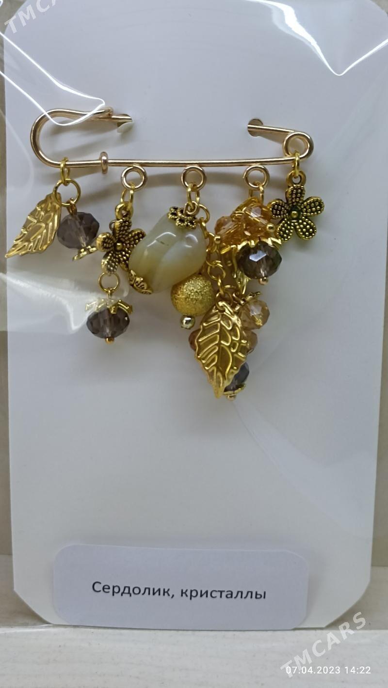 брошь сердолик - Aşgabat - img 2