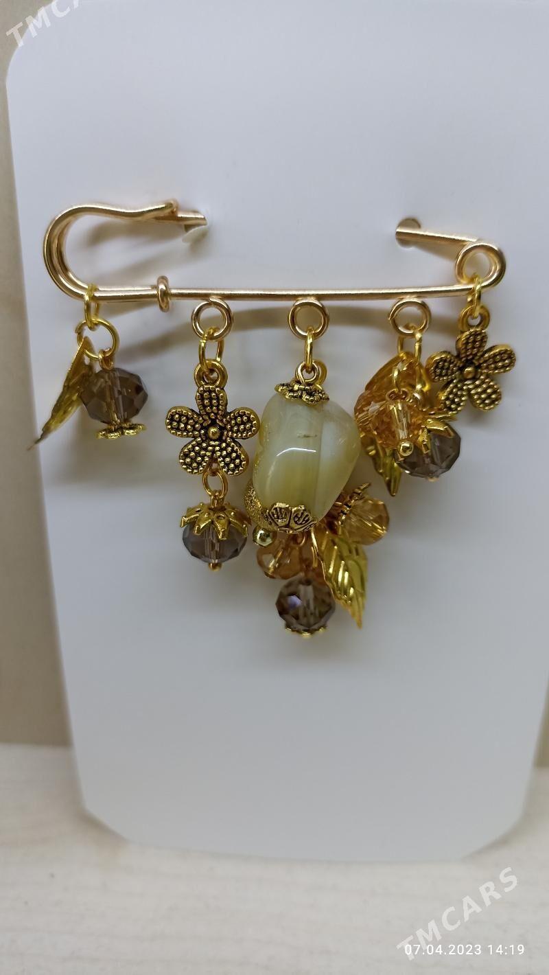 брошь сердолик - Aşgabat - img 3