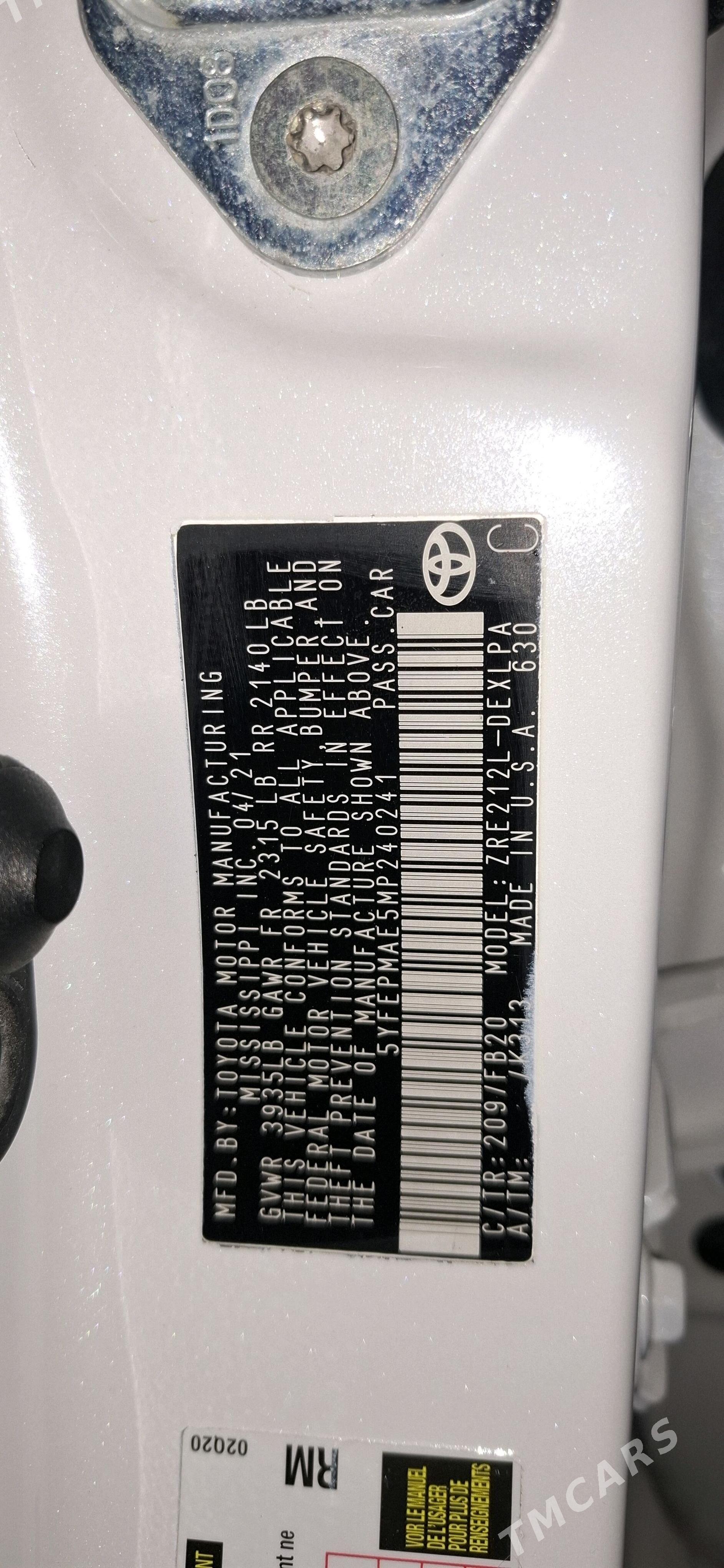 Toyota Corolla 2021 - 243 000 TMT - Garagum etraby - img 8