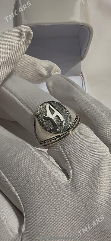 Kümüş erkek yüzük - Ашхабад - img 1