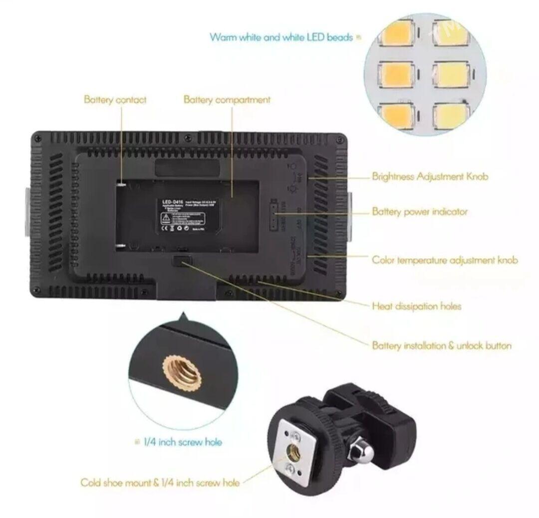 Видеосвет LED-416/Çyra LED-416 - Ашхабад - img 5